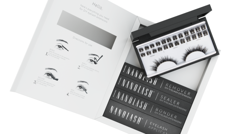 Cluster lashes for self application nanolash